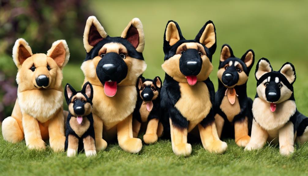 high quality german shepherd plush